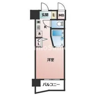福岡県福岡市中央区清川2丁目【マンション】の間取り