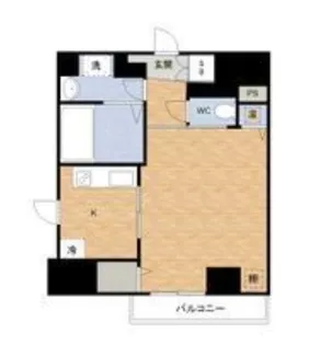 ParkHills北堀江lamoda【12階】の間取り