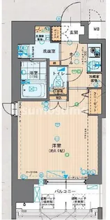 W-STYLE大阪谷町【2階】の間取り