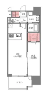 プレサンス新町ウィズジョイ【4階】の間取り