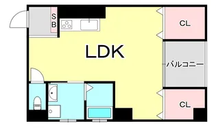 兵庫県神戸市兵庫区羽坂通3丁目【マンション】の間取り