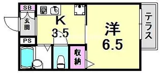 兵庫県西宮市相生町【アパート】の間取り