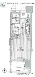 ル・パルトネール難波【4階】の間取り