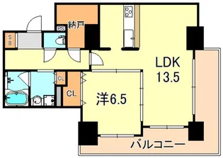 カナーレ桜町【4階】の間取り