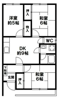 伊藤ハイツ【1階】の間取り