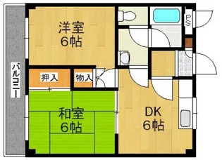 兵庫県神戸市須磨区衣掛町2丁目【マンション】の間取り