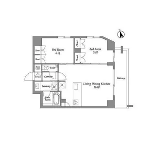 ENETIAL代官山【9階】の間取り