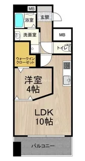 M.hills西本町【13階】の間取り