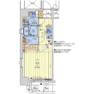 大阪府大阪市浪速区桜川2丁目【マンション】の間取り