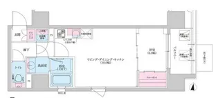 シーズンフラッツ阿波座【7階】の間取り