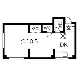 エルパラッツォ新開地(新杵ビル)【2階】の間取り