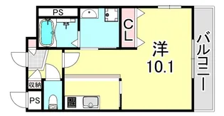 兵庫県神戸市兵庫区上沢通5丁目【マンション】の間取り
