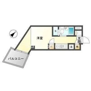 福岡県福岡市中央区渡辺通5丁目【マンション】の間取り