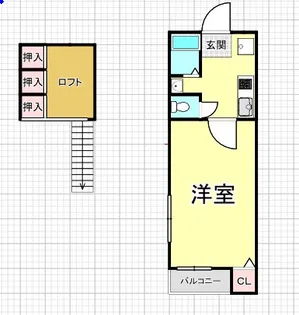 グリーンフォレスト【2階】の間取り