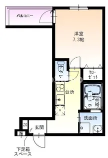 兵庫県西宮市今津二葉町【アパート】の間取り