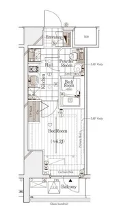 ガリシア代々木【おとり物件なし】#新宿 #渋谷区【5階】の間取り