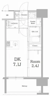 福岡県福岡市博多区築港本町【マンション】の間取り