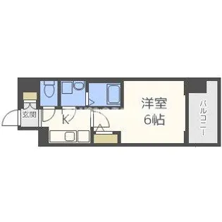 エスリード本町靱公園レジデンス【7階】の間取り