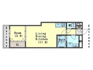 兵庫県神戸市垂水区城が山5丁目【アパート】の間取り