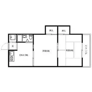 サリーズ西明石【2階】の間取り