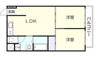 カーサ日本橋【6階】の間取り