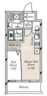 JMFレジデンス学芸大学【2階】の間取り