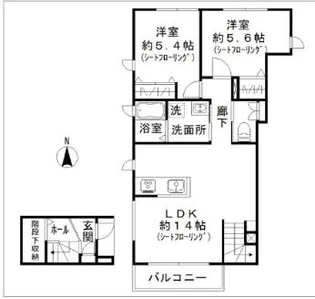 ABⅢ【2階】の間取り