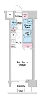 コンフォリア京町堀【8階】の間取り