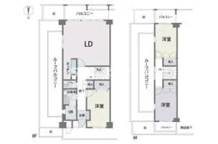 エルスタンザ別府の間取り