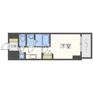 エス・キュート京町堀【13階】の間取り