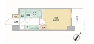 セレニテ神戸西エクラ【4階】の間取り