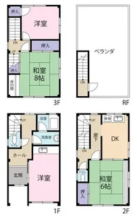 兵庫県神戸市須磨区平田町1丁目【一戸建】の間取り