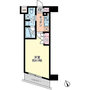 ステージグランデ用賀アジールコート【2階】の間取り