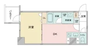 大阪府大阪市浪速区元町3丁目【マンション】の間取り