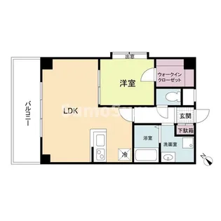 KDXレジデンス天神東Ⅱ【9階】の間取り