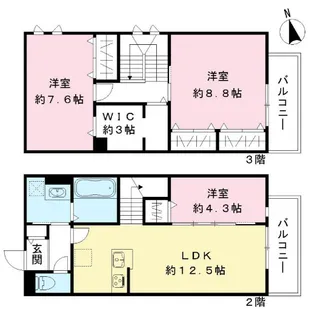 Lavendelの間取り