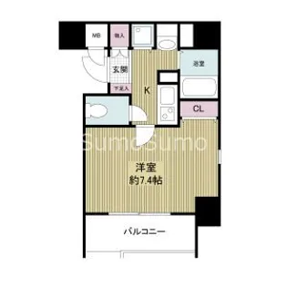 La Douceur難波東【12階】の間取り