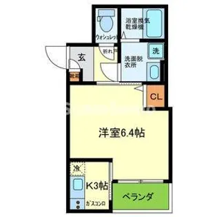 ALEGRIA九条【2階】の間取り