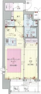 プレサンス松屋町駅前デュオ【6階】の間取り