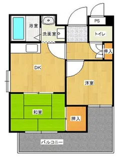 レクシア九条【6階】の間取り