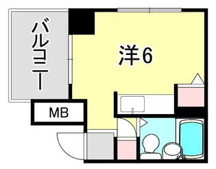 兵庫県神戸市中央区二宮町3丁目【マンション】の間取り