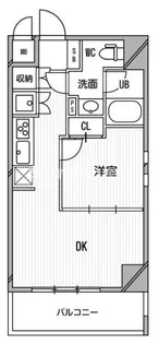 大阪府大阪市浪速区戎本町1丁目【マンション】の間取り