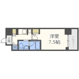 エスライズ京町堀【9階】の間取り