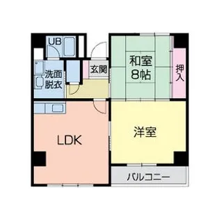 プリマール阿波座【8階】の間取り