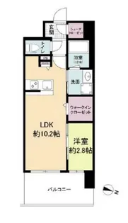 リヴェント難波サウス【11階】の間取り