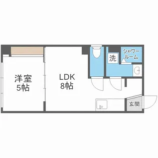 CITY SPIRE立売堀【2階】の間取り