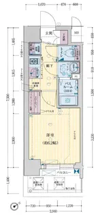 グランカリテ九条南【9階】の間取り