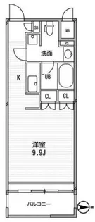 アーデンタワー南堀江【9階】の間取り