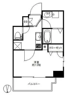 スワンズシティ難波ノーブル【10階】の間取り