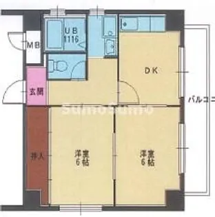 メゾンイリエ【2階】の間取り